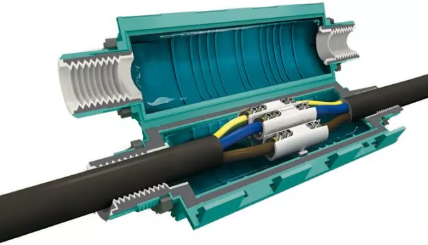 3D-Konstrukt eines Reliseal im Querschnitt