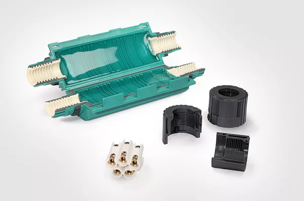 Reliseal+V510 Die einzelnen Komponenten eines Reliseal auseinandergebaut