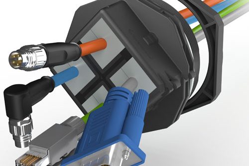 Teilbare Kabelverschraubung M63 Inlay Kabel Teilbare Kabelverschraubung M63 Inlay Kabel