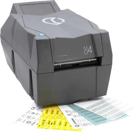 ein ausgestelltes Bild des MG4 Druckgeräts