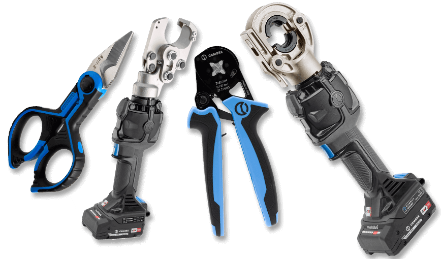 ausgestellte Cembre Werkzeuge