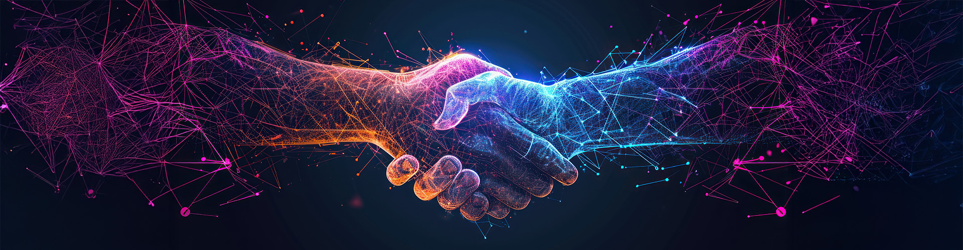 Zwei Hände greifen ineinander