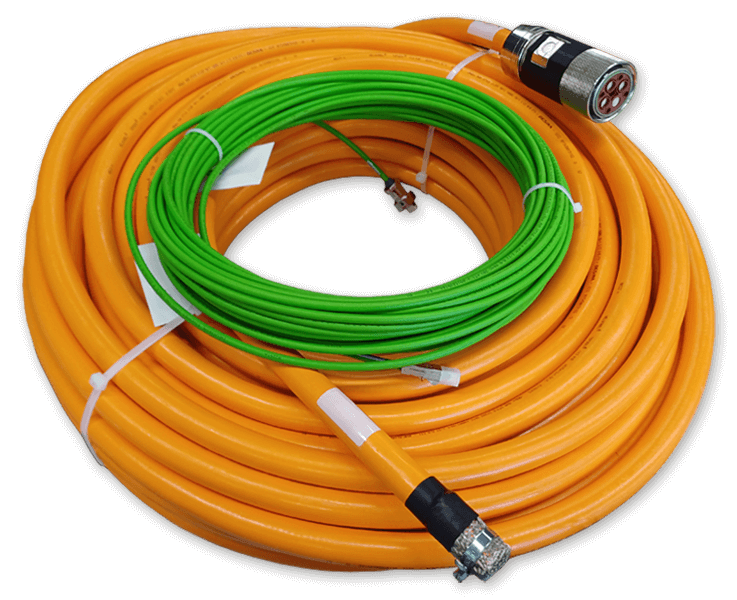 Servoleitung und Geberleitung aus unserer Kabelkonfektion