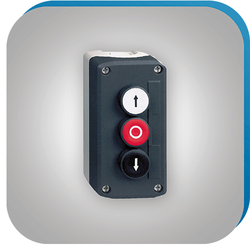 Schalter und Taster für Befehls- und Meldefunktionen in der Automatisierungstechnik.