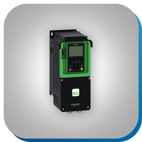 Frequenzumrichter für Motorsteuerung in der Automatisierungstechnik.