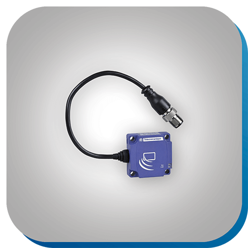 RFID-Schalter für berührungslose Identifikation in der Automatisierungstechnik.