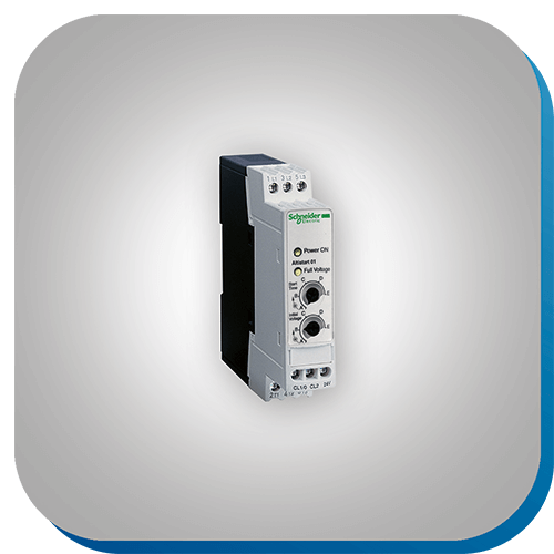 Sanftanlasser für kontrollierten Motorstart in der Automatisierungstechnik.