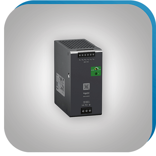 Kompaktes Schaltnetzteil für industrielle Automatisierungstechnik.