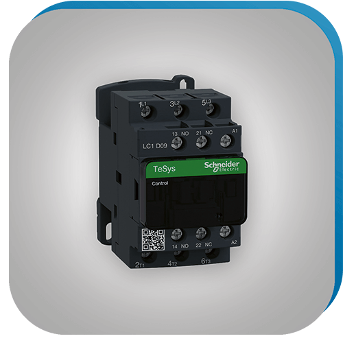 Leistungsstarker Schütz für industrielle Anwendungen in der Automatisierungstechnik.