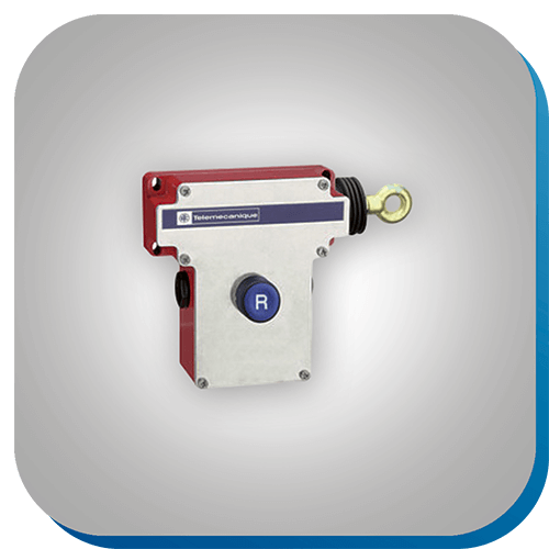 Seilzug-Not-Aus-Schalter für Sicherheit in der Automatisierungstechnik.