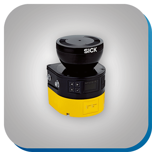 Sicherheitslaserscanner für präzise Überwachung in der Automatisierungstechnik.