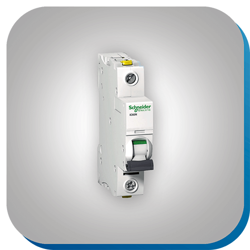 Sicherungsautomat für elektrische Anlagen in der Automatisierungstechnik.