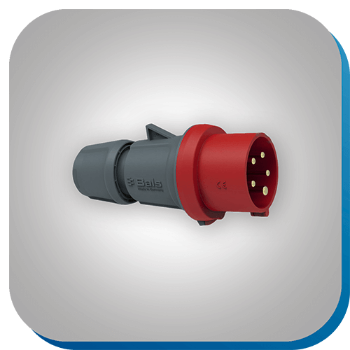 CEE-Steckverbinder für robuste Stromanschlüsse in der industriellen Verbindungstechnik.