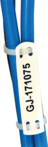 Kennzeichnungssysteme für Kabelbündel mit individueller Beschriftung für sichere Zuordnung in Elektroinstallationen.