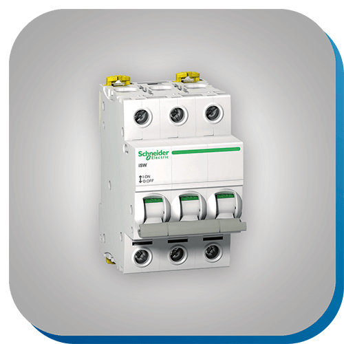 Ein Lastentrennschalter, der in der Automatisierungstechnik Anwendung findet.