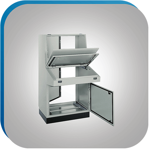 Modulares Pultsystem für die komfortable Steuerung und Integration von Schaltschränken.