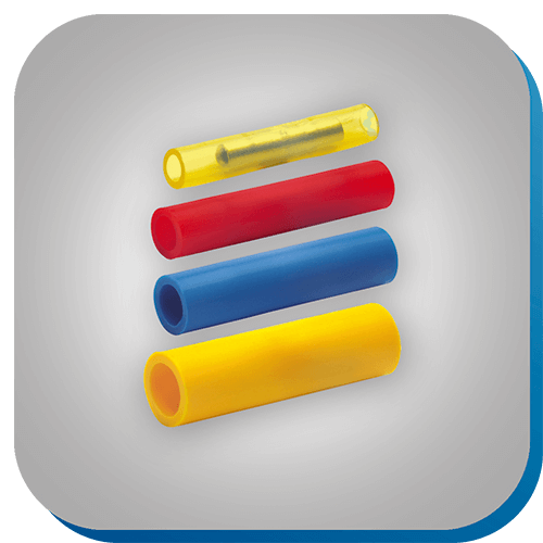 Stoßverbinder für stabile Kabelverbindungen in der Verbindungstechnik.