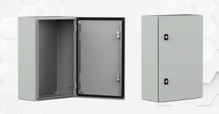 Zwei Aluminium-Wandgehäuse von nVent