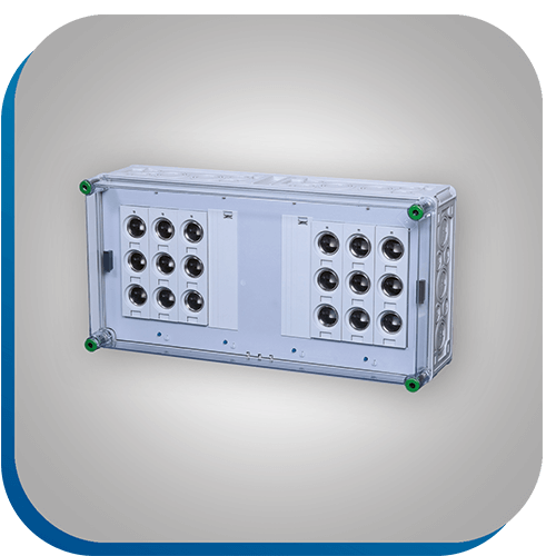 Ein Isolierstoffgehäuse das für Neozed und Diazed Sicherungen verwendet wird.