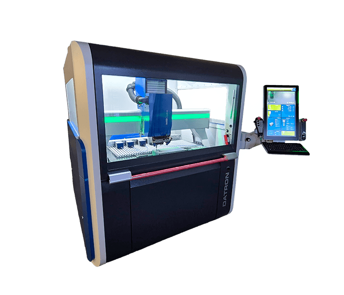 Die CNC-Fräse Datron M8Cube für unsere Gehäusebearbeitung