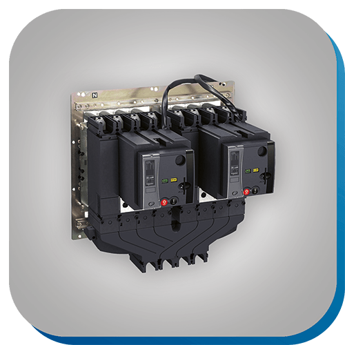 Eine abgangsseitige Sicherung für Netzschalter.