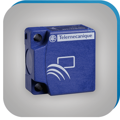 Ein quadratischer RFID elektronischer Datenträger.