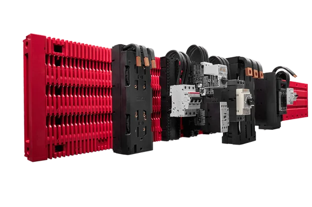 Die RiLineX Power-Plattform von Rittal zur Schaltschrankbestückung.