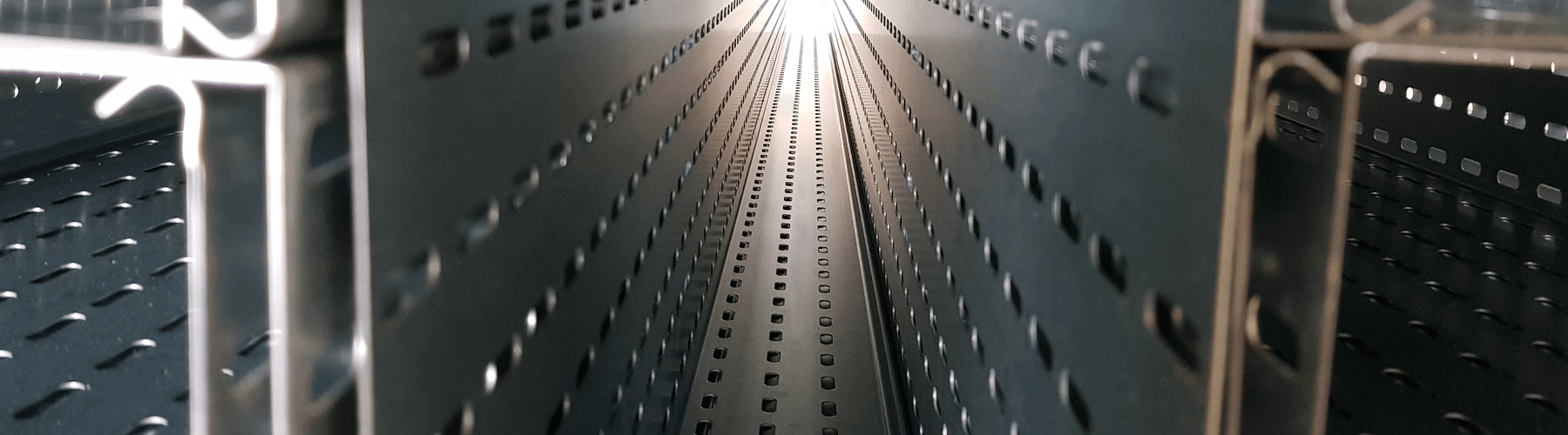 Durchsicht einer BAKS Gitterrinne